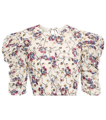 Crop top Silva de algodón floral - Marant Etoile - Modalova