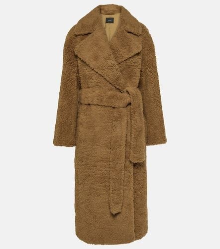 Sherpa Cabanis camel hair and silk coat - Joseph - Modalova