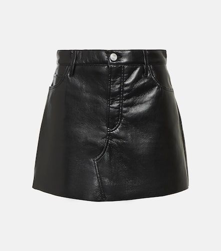 Le High 'N' Tight leather miniskirt - Frame - Modalova