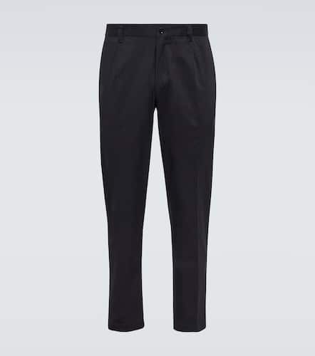 Cotton-blend suit pants - Dolce&Gabbana - Modalova