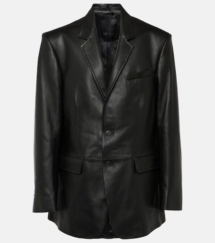 Blazer oversize in pelle - Wardrobe.NYC - Modalova