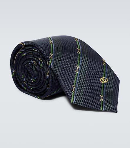 Gucci Horsebit silk tie - Gucci - Modalova