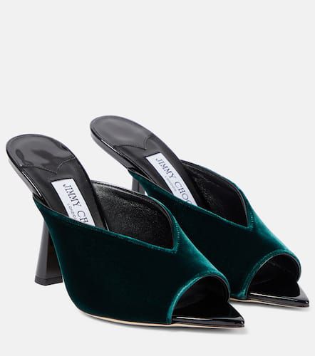 Maryanne 100 velvet mules - Jimmy Choo - Modalova