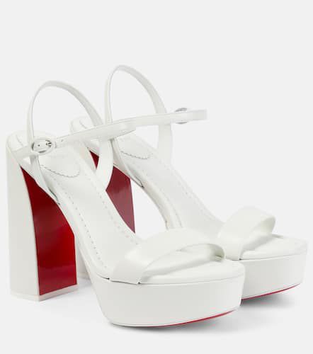 Movida Jane 130 leather platform pumps - Christian Louboutin - Modalova