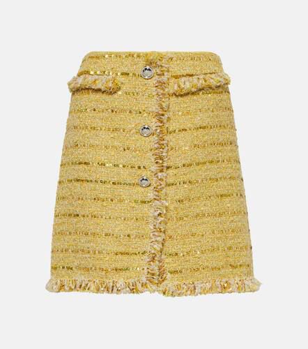 Fringed bouclÃ© miniskirt - Giambattista Valli - Modalova