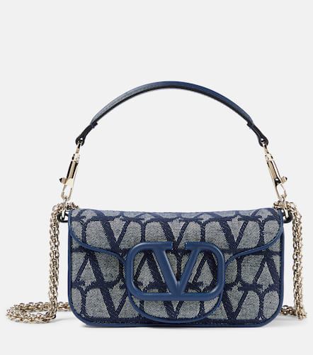 LocÃ² Signature Small denim shoulder bag - Valentino Garavani - Modalova