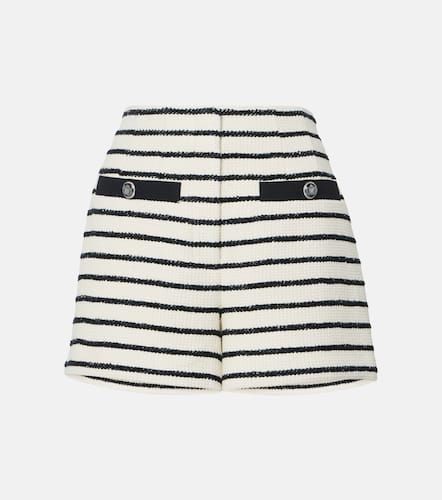 Gershwin striped cotton-blend shorts - Veronica Beard - Modalova