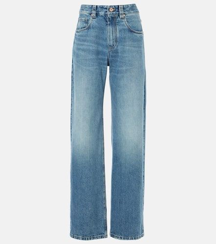 High-rise straight jeans - Brunello Cucinelli - Modalova