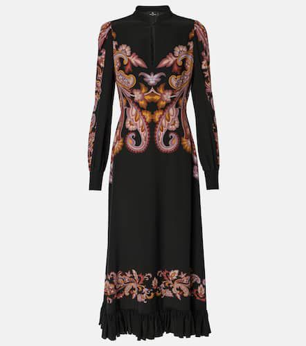 Etro Paisley silk midi dress - Etro - Modalova