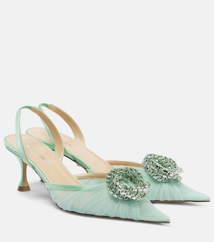 Galaxy 65 embellished slingback pumps - Mach & Mach - Modalova