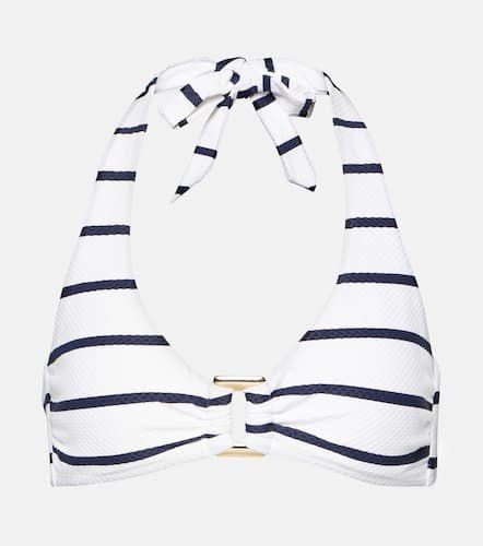 Striped halterneck bikini top - Heidi Klein - Modalova