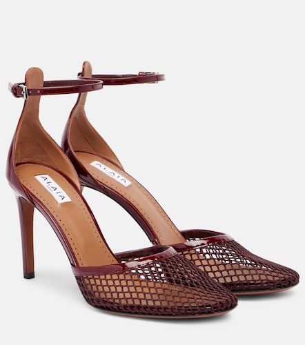 Alaia 90 fishnet pumps - Alaia - Modalova