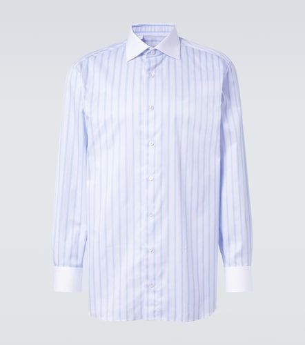 Camicia in popeline di cotone a righe - Brioni - Modalova