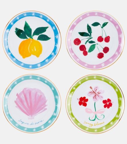 Set de 4 platos Con Amore de porcelana - Bitossi - Modalova