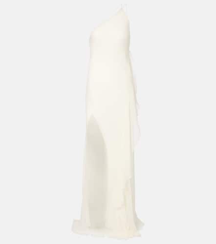 One-shoulder ruffled silk gown - The Sei - Modalova