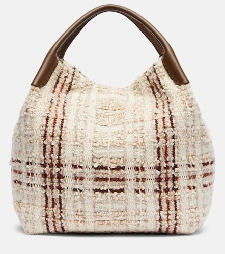 Bale Large leather-trimmed tote bag - Loro Piana - Modalova