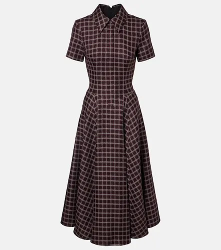 Jody houndstooth wool-blend midi dress - Emilia Wickstead - Modalova