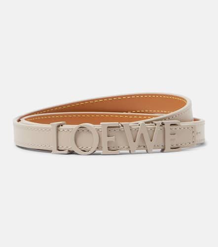 Loewe Logo leather belt - Loewe - Modalova