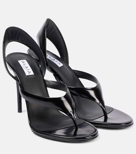 AlaÃ¯a 110 leather thong sandals - Alaia - Modalova