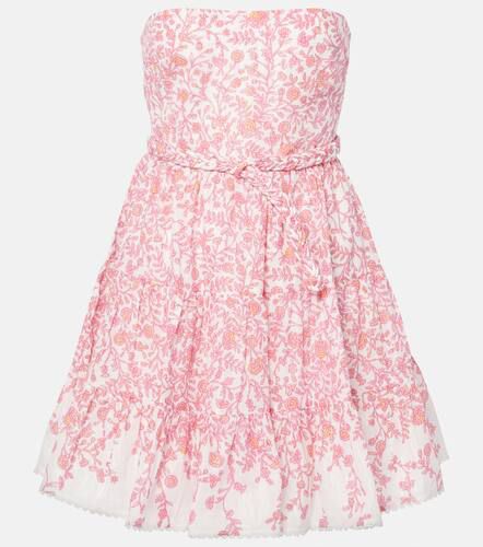 Christine floral cotton-blend minidress - Poupette St Barth - Modalova