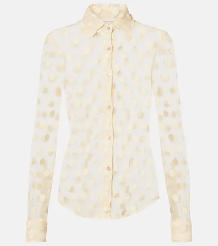 Camicia in mesh di misto cotone - Dries Van Noten - Modalova