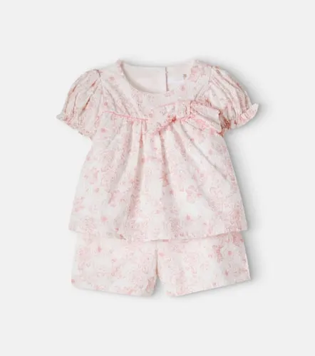 Bebé - set de camisa y shorts de algodón floral - Patachou - Modalova