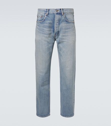 Jeans rectos con efecto desgastado - Saint Laurent - Modalova