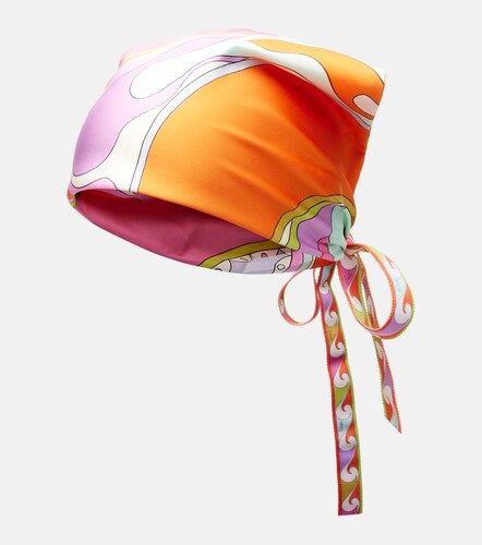 Sciarpa Orchidee in twill di seta - Pucci - Modalova