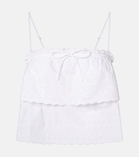 Crop top Oseanna de popelín de algodón - Veronica Beard - Modalova