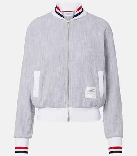 Thom Browne Bomber in misto cotone - Thom Browne - Modalova