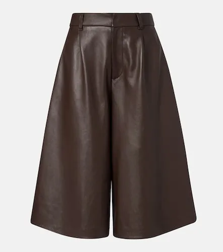 Leather Bermuda shorts - Brunello Cucinelli - Modalova