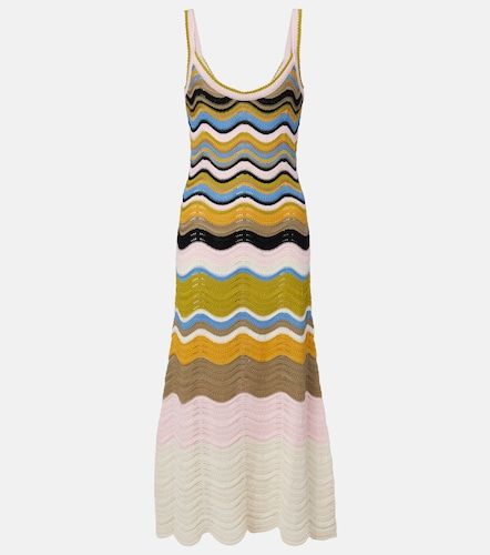 Vestido midi de croché de algodón - La DoubleJ - Modalova