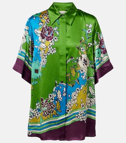 Alémais Camisa Nanci de satén de seda estampada - Alemais - Modalova