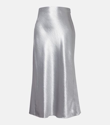 Tory Burch Gonna midi in raso - Tory Burch - Modalova