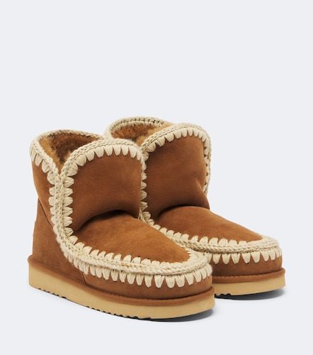 Ankle Boots 18 aus Veloursleder mit Shearling - Mou - Modalova