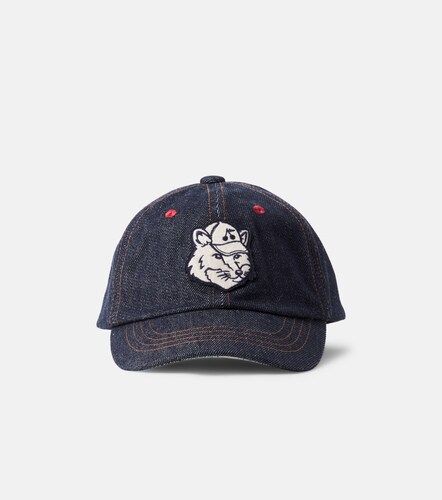 X Maison Kitsuné gorra de denim - Bonpoint - Modalova