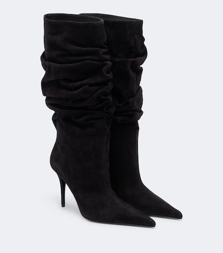 Amina Muaddi Botas Anok de ante - Amina Muaddi - Modalova