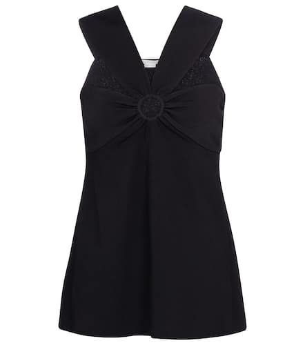 Cutout crÃªpe top - Stella McCartney - Modalova