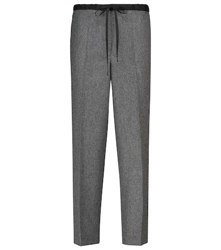 High-rise slim wool-blend pants - Jil Sander - Modalova