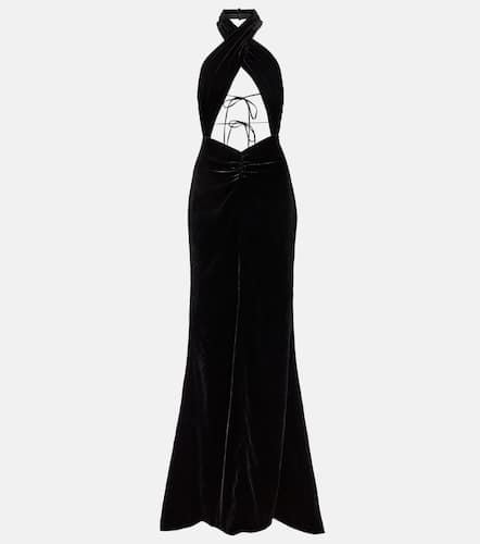 Alessandra Rich Cutout velvet gown - Alessandra Rich - Modalova