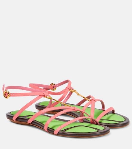 Sandalias de piel adornada - Jacquemus - Modalova