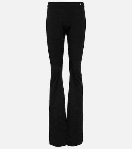 Greca intarsia high-rise flared pants - Versace - Modalova