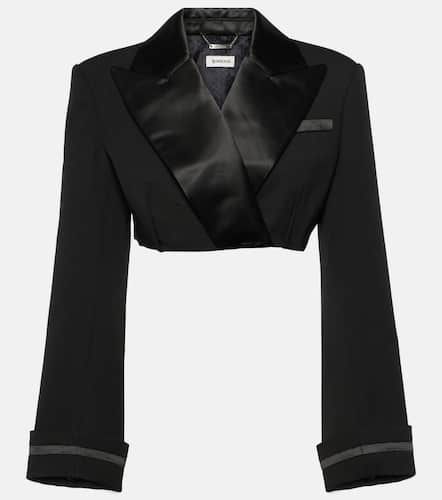 Clare cropped wool-blend blazer - Simkhai - Modalova