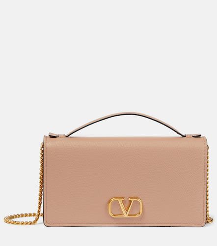 VLogo leather wallet on chain - Valentino Garavani - Modalova
