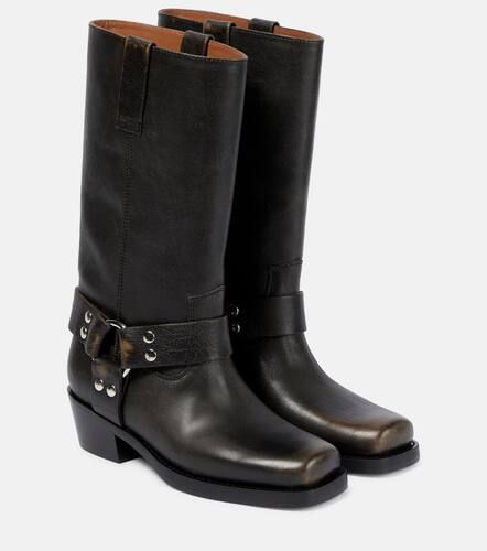 Roxy leather knee-high boots - Paris Texas - Modalova