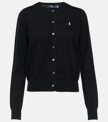 Embroidered cotton-blend cardigan - Polo Ralph Lauren - Modalova