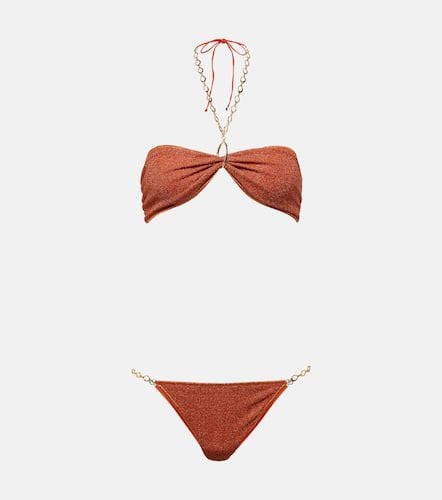 OsÃ©ree LumiÃ¨re O-Chain lamÃ© bikini - Oseree - Modalova