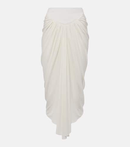 AlaÃ¯a Draped asymmetric midi skirt - Alaia - Modalova