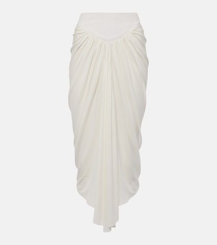 Alaia Draped asymmetric midi skirt - Alaia - Modalova
