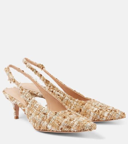 Pointy 55 bouclÃ© slingback pumps - Gianvito Rossi - Modalova